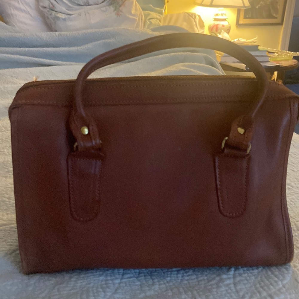 EUC Charter Club leather satchel bag.